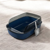 Bac à Litière Chat – Grande Capacité, Rebords Anti-Projection